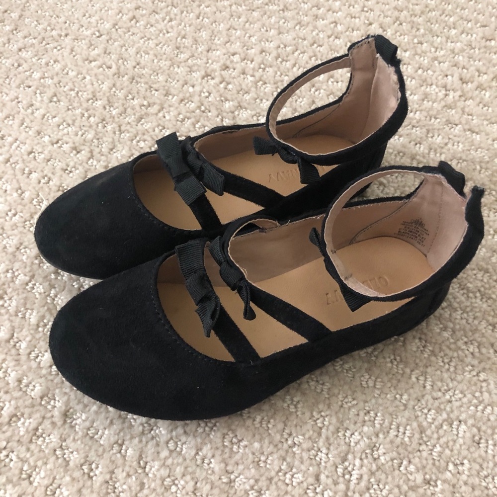 Old Navy Black Ballet Flats, Toddler Size 10